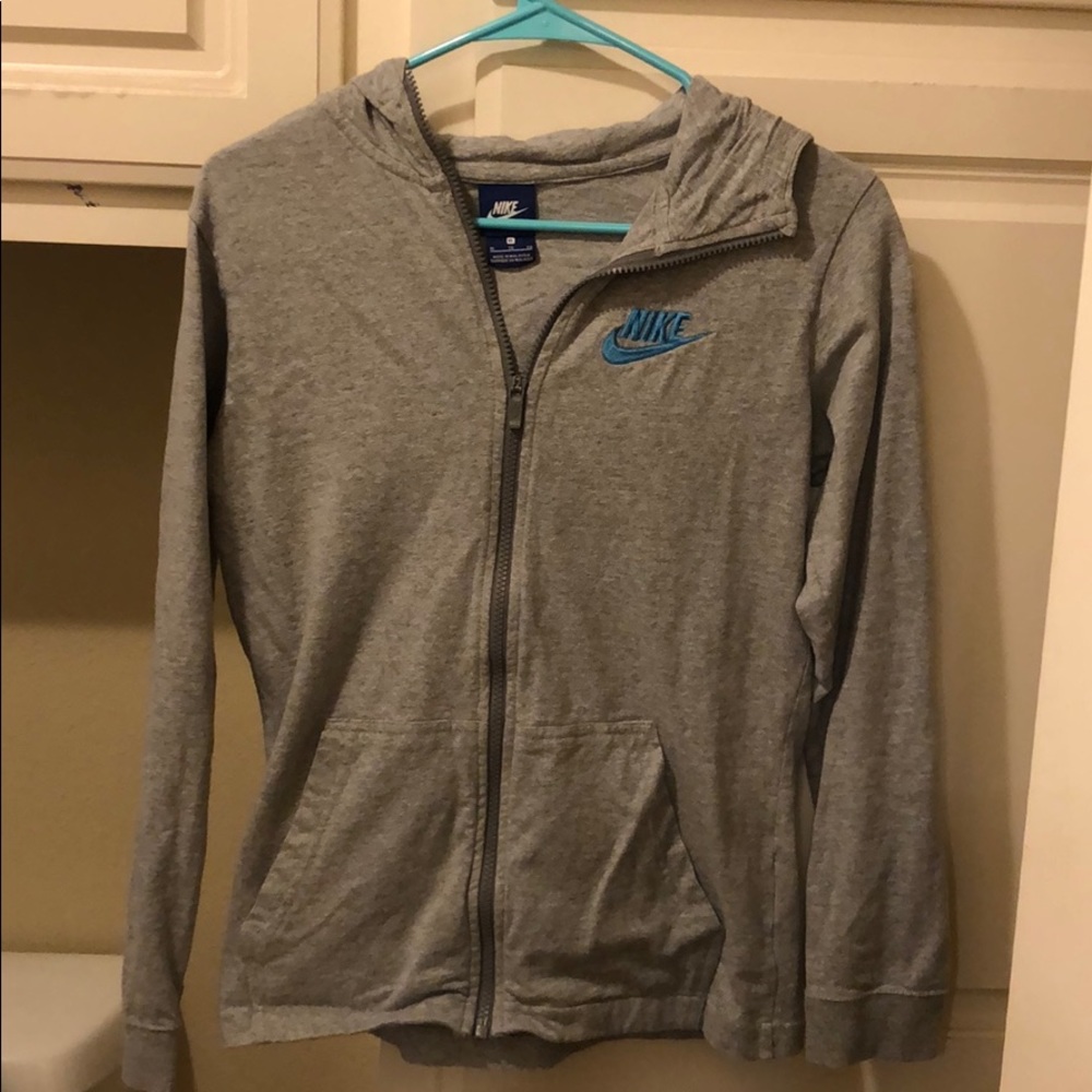 Grey Nike Zip Up!